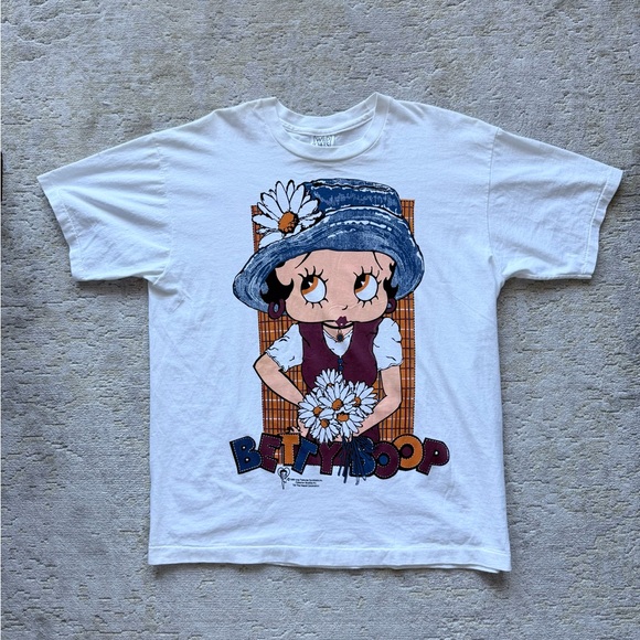 Betty Boop Other - Vintage 1996 Betty Boop Daisy Flower Graphic Streetwear Tee